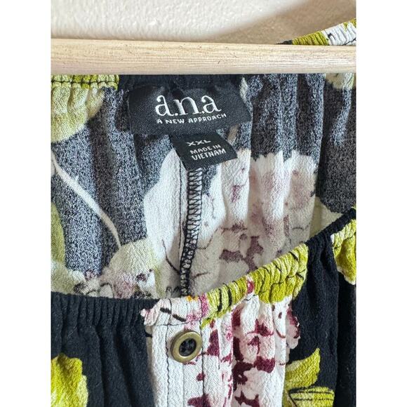 Women’s Plus Size 2X Blouses Floral Boho Ruffle Long Sleeve *Bundle of 2* - Picture 6 of 14